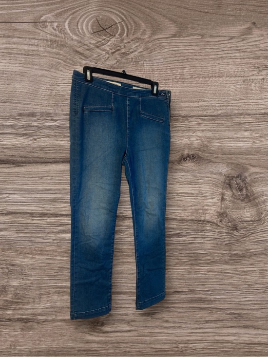 Pilcro and the Letterpress Denim - Pilcro and the Letterpress High-Rise Denim Legging in Medium Blue Wash Sz 28